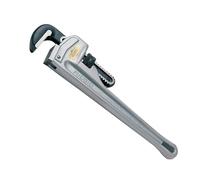 RIDGID Clé à Tuyau Droite Aluminium 450mm (18in) Réglable Argenté RID31100