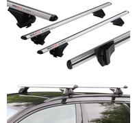 RIDIGO Barre de Toit Glider Evo Silver pour Ford Focus 3 III MK3 Break 2011-2018