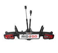 RIDIGO Giro Elite 2 Porte-vélos en Acier, Noir, Porte-Bagages arrière pour 2 vélos, Compatible avec Les vélos électriques, avec Dispositif antivol, Grande stabilité et Transport en Toute sécurité