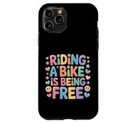 Riding A Bike is Being Free Freedom Biker Lifestyle - Coque pour iPhone 11 Pro