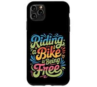 Riding A Bike is Being Free Freedom Biker Lifestyle - Coque pour iPhone 11 Pro Max