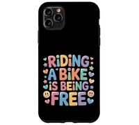Riding A Bike is Being Free Freedom Biker Lifestyle - Coque pour iPhone 11 Pro Max