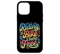 Riding A Bike is Being Free Freedom Biker Lifestyle - Coque pour iPhone 12 Mini