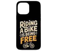 Riding A Bike is Being Free Freedom Biker Lifestyle - Coque pour iPhone 13 Pro Max