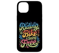 Riding A Bike is Being Free Freedom Biker Lifestyle - Coque pour iPhone 14 Plus