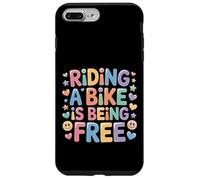 Riding A Bike is Being Free Freedom Biker Lifestyle - Coque pour iPhone 7 Plus/8 Plus