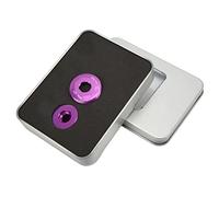 Riding Crank Arm Fixing Bolt M18 / M30 | Alloy Crankset Screws for Road/Mountain Riding | 4 Colors, Lightweight & Tarnish - Proof (Purple)