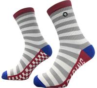 Riding Culture Racing LT, chaussettes unisexes 27-31 EU Blanc/Gris/Rouge/Bleu Blanc/Gris/Rouge/Bleu