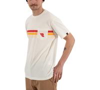 Riding Culture RC5004 Stripe, t-shirt L Blanc/Rouge/Orange Blanc/Rouge/Orange