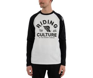 Riding Culture RC6001 Ride More, t-shirt à manches longues M Noir/Blanc Noir/Blanc
