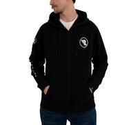 Riding Culture RC6009, Sweat à capuche zippé XL Noir/Blanc Noir/Blanc