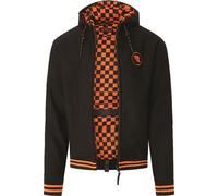 Riding Culture Riding Hoodie, veste en textile 3XL Noir/Orange Noir/Orange