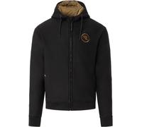 RIDING CULTURE Riding Sweat à capuche moto, noir/vert olive, M