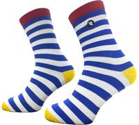 Riding Culture Stripes LT, chaussettes unisexes 23-26 EU Jaune/Blanc/Bleu/Rouge Jaune/Blanc/Bleu/Rouge