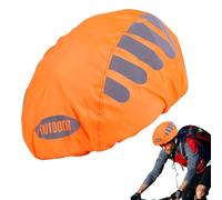 Riding Hard Hat Cover Waterproof - Reflective Helmet Rain Shield, Night Visibility Safety Accessory, Outdoor Sport Head Protection | Multipurpose Weather Resistant Riding Gear For Cycling Motorbike