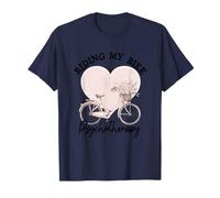 Riding My Bike Psychothérapie Cœur Style T-Shirt