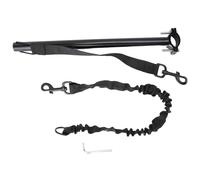 Riding Pet Lead | Easy Install & Detach for Secure Outdoor Running/Travel/Exercise | Flexible Secure Lead with Elastic Bands | Fits All Ride Types