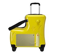 Riding valigy Kids - Kids Ride dans Une Valise, étui pour Chariot de Voyage | Bagages de Voyage pour, Valise de Verrouillage de Mot de Passe à 3 Chiffres avec siège pour de siège