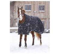 RIDING WORLD Couverture Oxford doublée Polaire - Couleurs - Noir, Taille Couvertures - 6.0