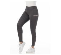 RIDING WORLD Legging d'équitation Agadir pour femme et fille | Legging d'équitation avec empiècement intégral en silicone et taille large | Pantalon d'équitation avec 2 poches pour téléphone portable