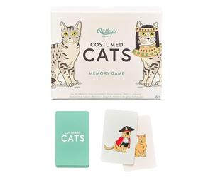 Ridley's Games GME051 Costumed Cats Memory Game Matching Card, Multi