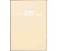 rido/idé 7013202036 | Taschenkalender Mod. perfect/Technik I 2026 | A6, Kunststoff, sand