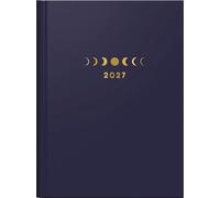 rido/idé 7013607017 Taschenkalender Premium Young Line Mini 2027 "Moon" A6, Papier