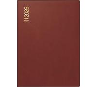 rido/idé 7018182296 | Taschenkalender Mod. Technik II 2026 | A6, Kunststoff, bordeaux