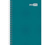 rido/idé 7021007046 | Buchkalender Mod. futura 2 2026 | A5, Papier, petrol