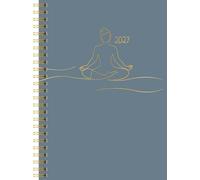 rido/idé 7021407027 Buchkalender Premium Young Line 2027 "Yoga" A5, Papier
