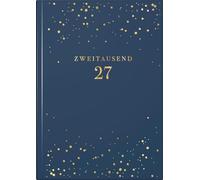 rido/idé 7021503727 Buchkalender Premium Young Line 2027 "Starry Night" A5, Kunstleder