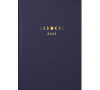 rido/idé 7021507027 Buchkalender Premium Young Line 2027 "Moon" A5, Papier