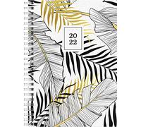 rido/idé 7021807011 Wochenkalender/Buchkalender 2022 Modell Timing 1 « Jungle », Grafik-Einband