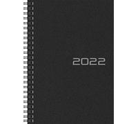rido/idé 7021843901, Wochenkalender/Buchkalender 2022 Modell Timing 1, Balacron-Einband Business Class, schwarz