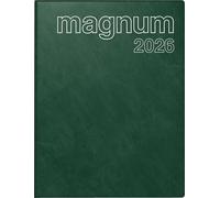 rido/idé 7027042586 | Buchkalender Mod. magnum 2026 | 183×240 mm, Kunststoff, dunkelgrün