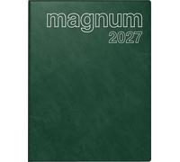 rido/idé 7027042587 Buchkalender Mod. magnum 2027 183×240 mm, Kunststoff, dunkelgrün
