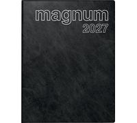 rido/idé 7027042907 Buchkalender Mod. magnum 2027 183×240 mm, Kunststoff, schwarz