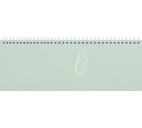 rido/idé 7036331007 Querterminbuch Premium Young Line 2027 "Feather" 297×105 mm, Textil
