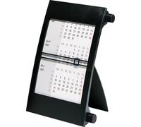 rido/idé 7038000907 3-Monats-Tischkalender 2027 90×120 mm, schwarz