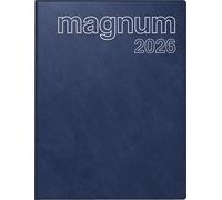rido/idé Agenda 2026 Mod. magnum - 183 x 240 mm - En plastique - Bleu foncé