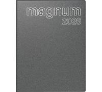 rido/idé Agenda 2026 Mod. magnum - 183 x 240 mm - En plastique - Gris