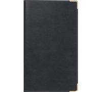 rido/idé Agenda de poche 2026 - Format A6 - En cuir synthétique - Noir