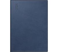 rido/idé Agenda de poche 2026, format A6, en plastique, bleu foncé