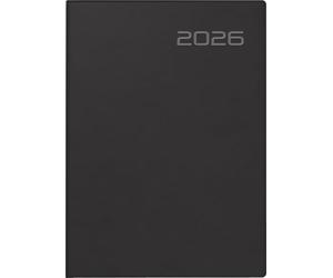 rido/idé Agenda de poche 2026 Mod. Technik III - Format A6 - En plastique - Noir