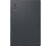 rido/idé Agenda de poche 2026 Modèle Industrie II 2026 | Format A7 Cuir Noir