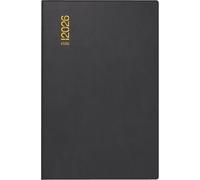 rido/idé 7016212906 | Taschenkalender Mod. Industrie II 2026 | A7, Kunststoff, schwarz