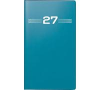 rido/idé Agenda de poche Mod. Mini Planner d 15 2027 | A6, plastique, pétrole