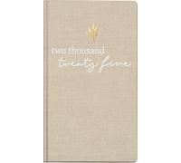 rido/idé Agenda de poche, modèle 2025, « Icecoffee », 2 pages = 1 semaine, format A6, 144 pages, couverture textile, marron