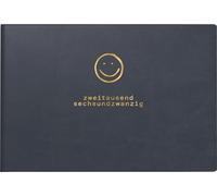 rido/idé Agenda de poche modèle septime 2026 « Smile » | Format A6 paysage - Similicuir