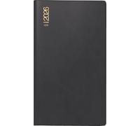rido/idé Agenda de poche modèle TM 11 2026, format A6, plastique, noir